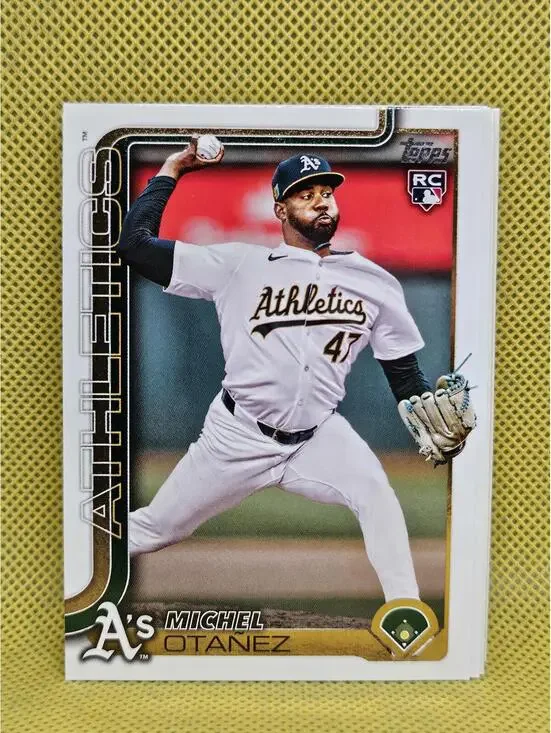 2025 Topps Update #US95 - Luis Otanez - A's - Rookie Card