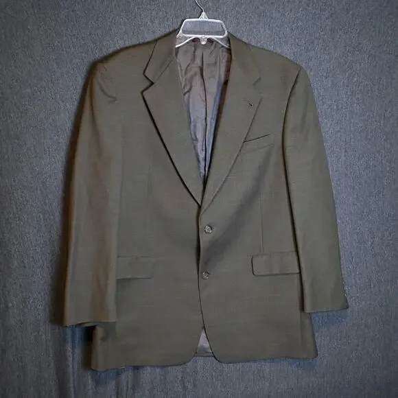 Hart Schaffner & Marx Men's 42R Wool Two Button Blazer