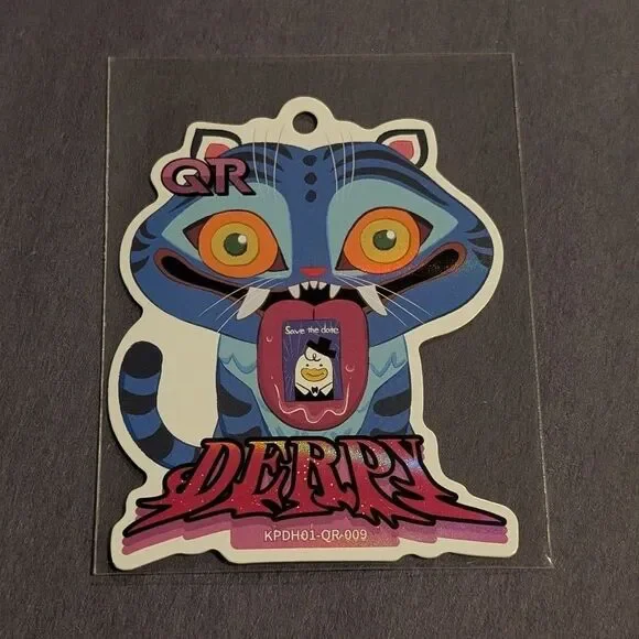 Kayou K-Pop Demon Hunters Derpy Tiger QR Card KPDH01-QR-009