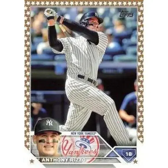 2023 Topps Gold Star Gold Star Anthony Rizzo #596 New York Yankees