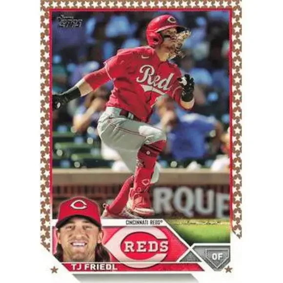 2023 Topps Gold Star Gold Star TJ Friedl #558 Cincinnati Reds