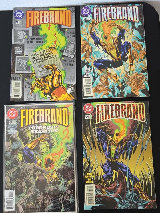 Firebrand Comic Book Set Of 4
