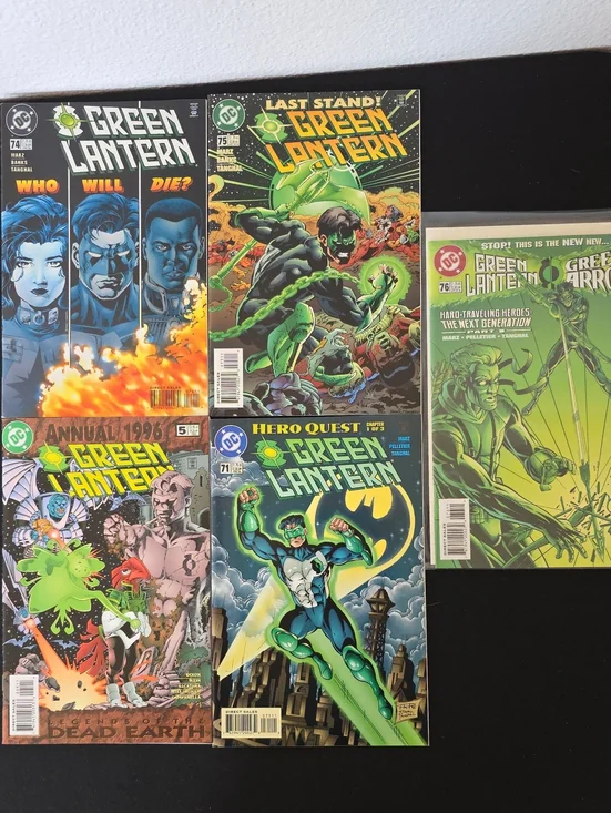 DC Comic Book Set Of 5- Green Lantern