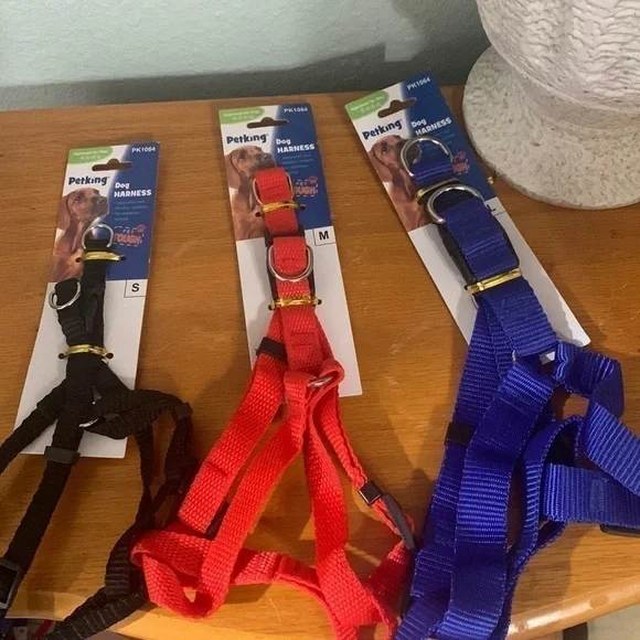 Doggy harnesses new with tags 3 per order