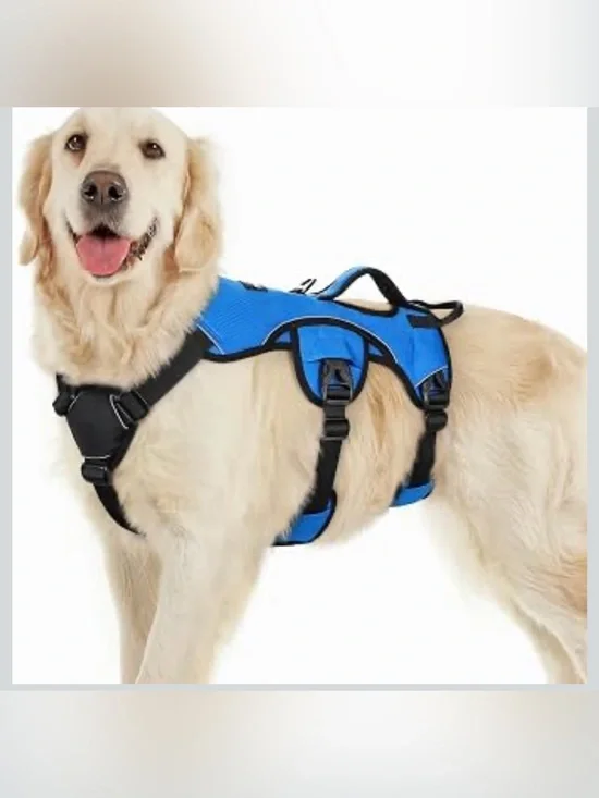 Rabbitgoo Escape Proof Dog Harness, Soft Padded Full Body Pet Harness 2380/dc-1