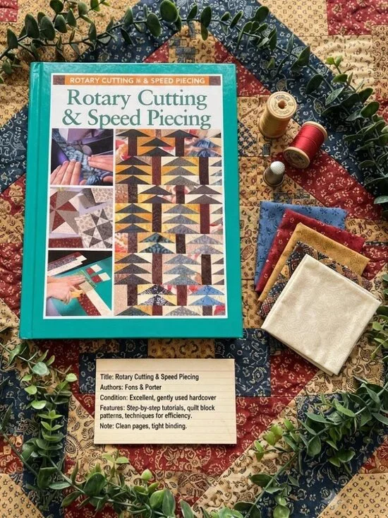 Your Step-by-Step Guide to Rotary Cutting & Speed Piecing – Quilting Craft Book