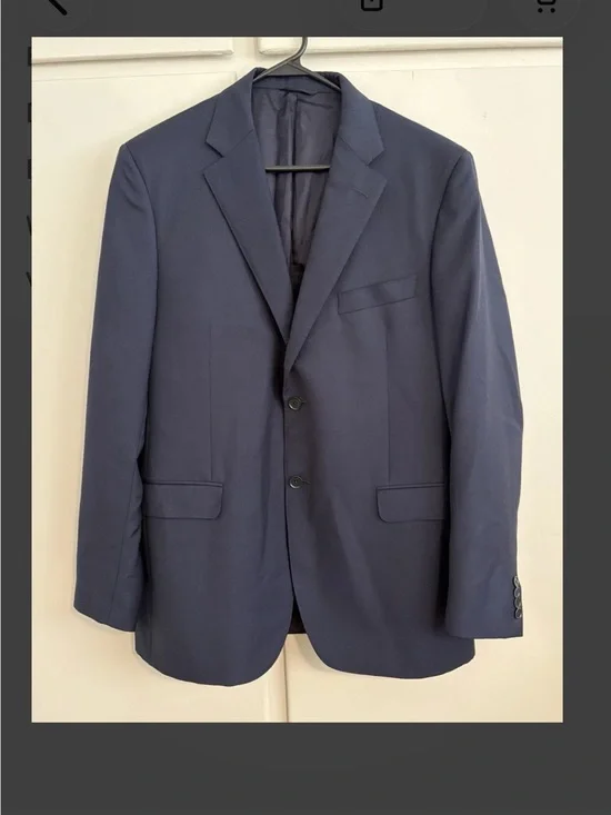 2-Button Blue Size 44 Men’s Wool Sports Coat 212 Saks 5th Avenue Made In Italy