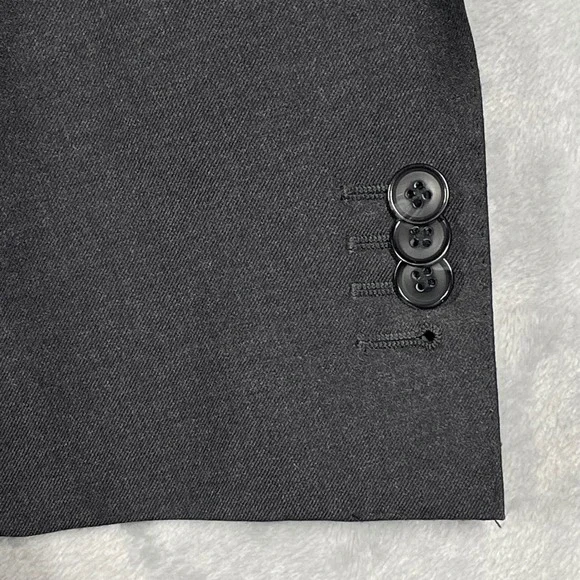 Suit Supply Vitale Barberis Canonico Super 110s Wool Blazer Charcoal Grey 38L