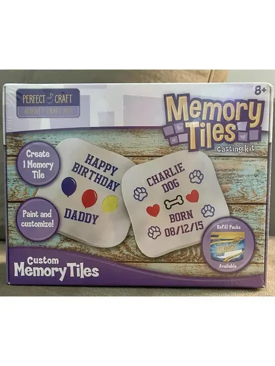 Custom Memory Tiles Casting Kit - Perfect Craft Activity Craft Kits