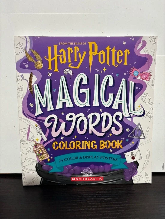 Harry Potter Magical Words Coloring Book