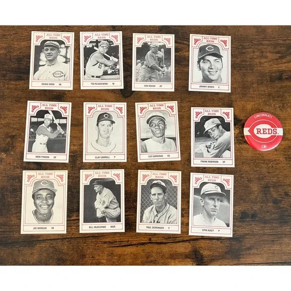 Cincinnati Reds Baseball Card Set 1986 TCMA All- Time REDS