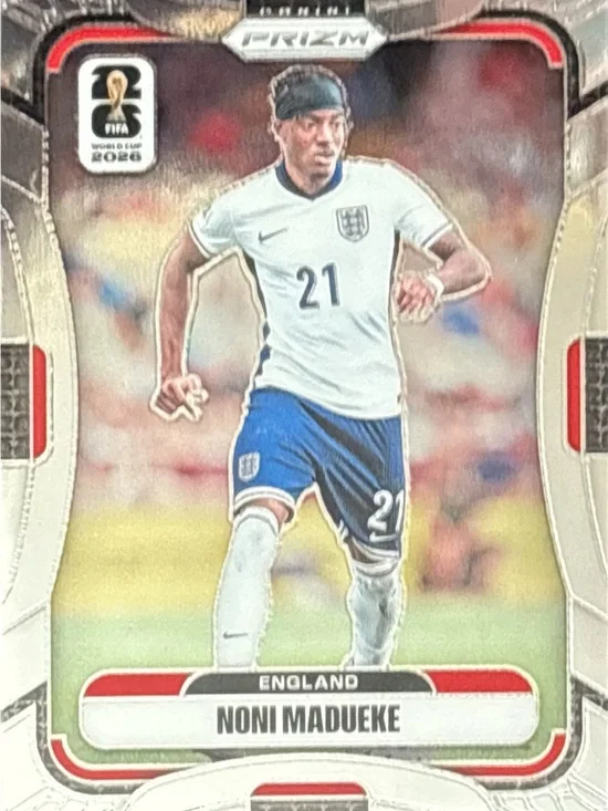Panini Prizm England Noni Madueke Soccer Card