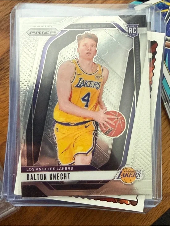 Dalton Knecht Los Angeles Lakers Rookie Card - Yellow Jersey