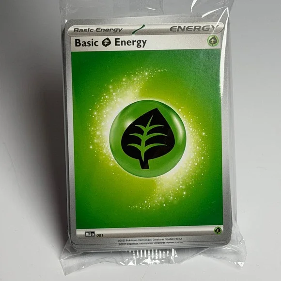Pokemon Chaos Rising Basic Grass Energy Sealed Bulk Pack 001‎ 2025 TCG