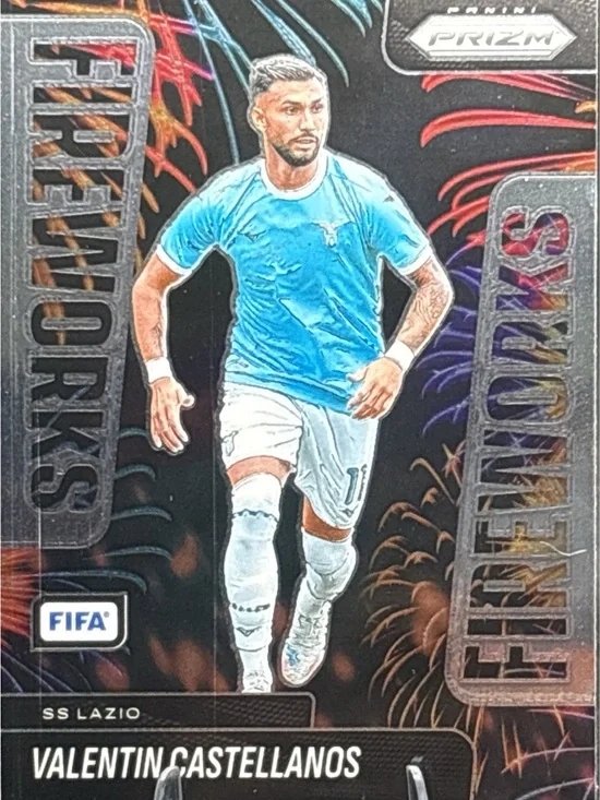 Panini Prizm Valentin Castellanos - Fireworks