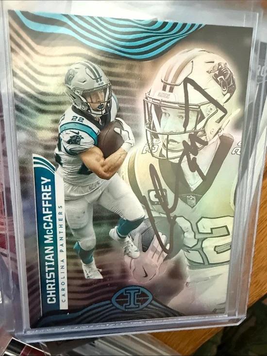 Christian Mccaffrey in person auto