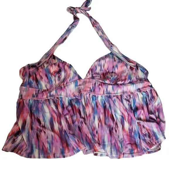 Pink Time and Tru Swim Top XL