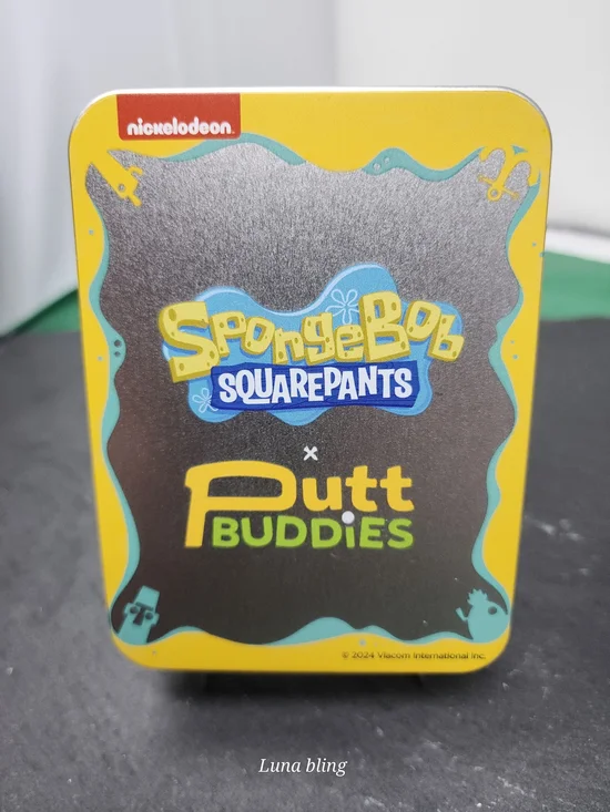 Nickelodeon SpongeBob SquarePants Yellow Putt Buddies Toy Tin