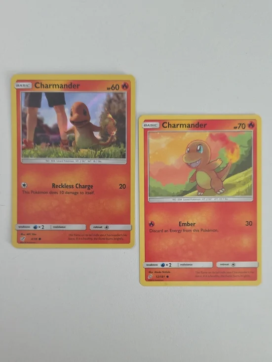 Pokemon Charmander Trading Cards