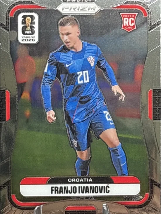 Panini Prizm Franjo Ivanović Croatia Rookie Soccer Card