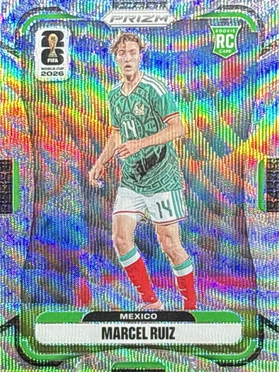 Panini Prizm Marcel Ruiz Rookie Soccer Trading Card - Prizm