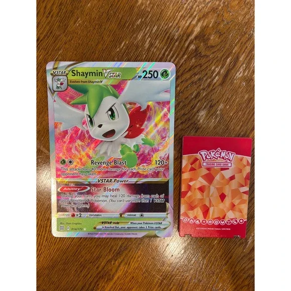 Pokemon Shaymin VSTAR 014/172 Brilliant Stars Jumbo Oversized Ultra Rare Holo