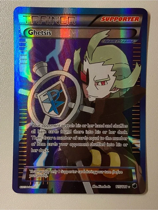 Pokemon TCG Ghetsis (Team Plasma) (Full Art) 115/116 Plasma Freeze Holo LP