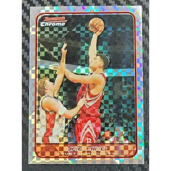 2006-07 BOWMAN CHROME YAO MING X-FRACTOR #D 113/150 HOF‎ HOUSTON ROCKETS