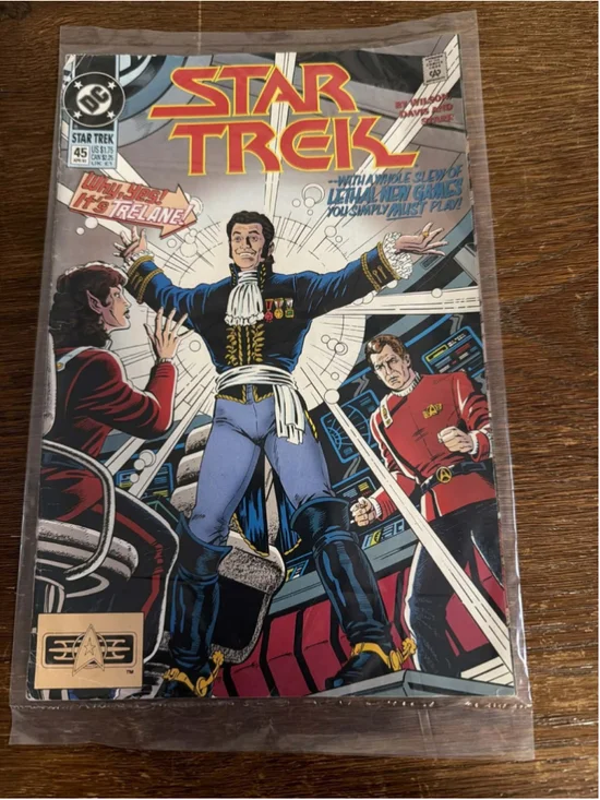 Star Trek #45 1993 DC Comics Trelane Returns April Issue VF Army of Darkness Ad