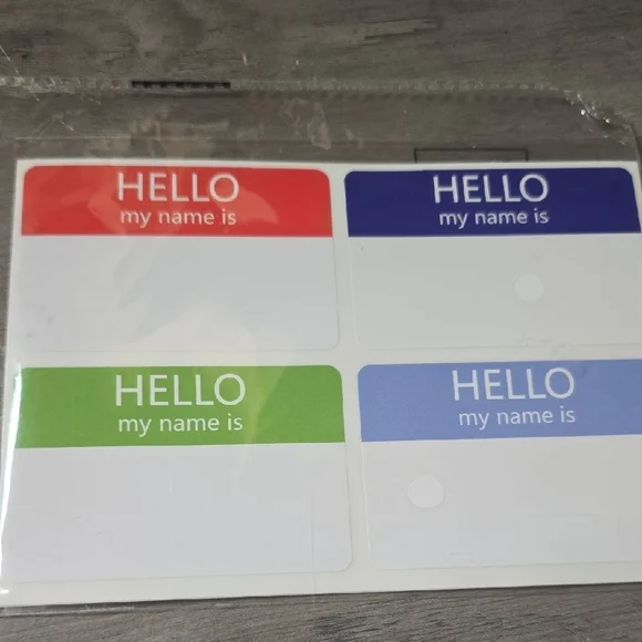 HELLO MY NAME IS STICKERS