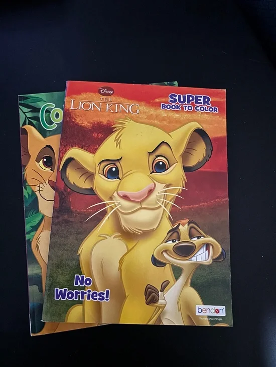 Lion King Coloring Book Set