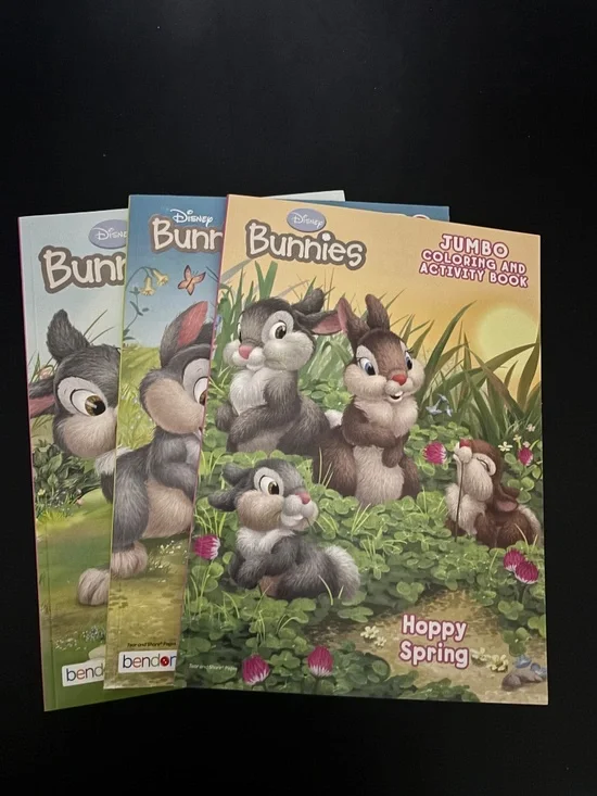 Disney Bunnies Coloring Books X 3