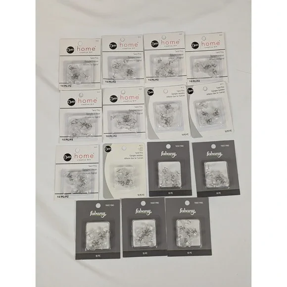 150 Pcs Bed Skirt Pins Clear Heads Twist Pins for Upholstery Slipcovers Couches