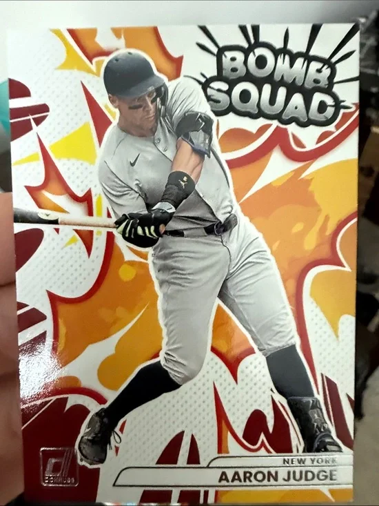 Aaron Judge Bomb Squad Baseball Card - White/Black