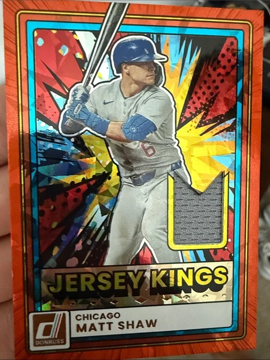 Russ Jersey Kings Matt Shaw Orange/Blue Trading Card