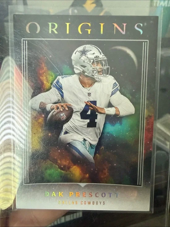 Dak Prescott Dallas Cowboys Football Trading Card - Origins Holographic