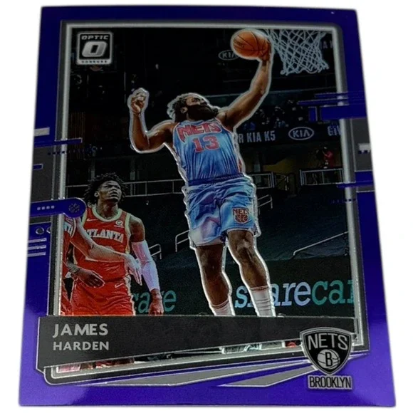 2020 2021 Panini Donruss Optic Prizm James Harden Brooklyn Nets‎ Basketball 154