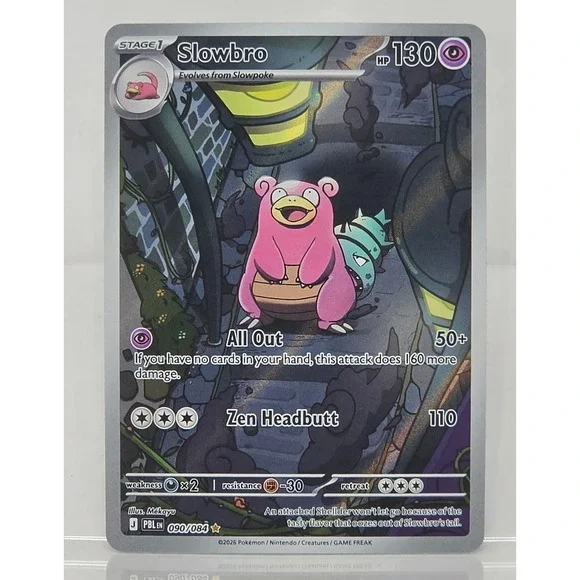 Pokemon Slowbro Pitch Black 090/084 TCG Card