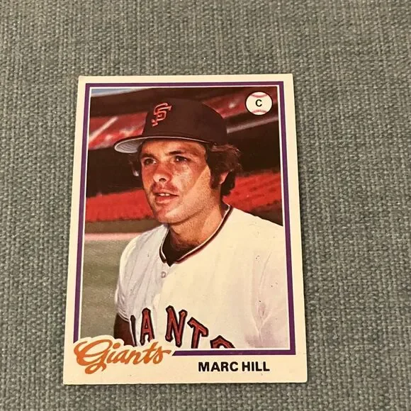 1978 Topps San Francisco Giants Baseball Card Trading Card