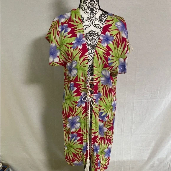 Mar’Vik Tropical Floral Women's Swim Cover-Up