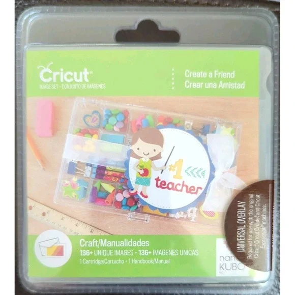 Cricut Craft Create A Friend Image Cartridge‎ 136+ Unique Images NIB