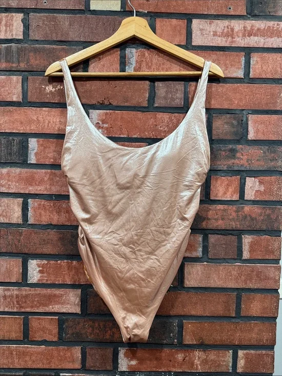 zara metallic swim suits