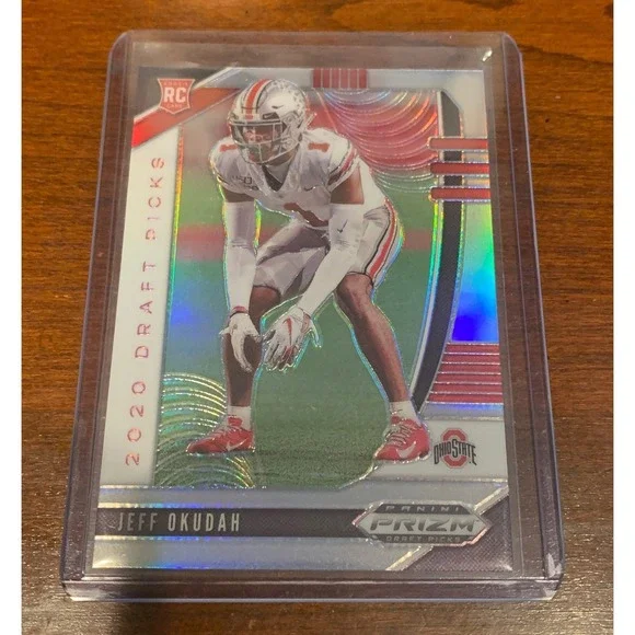 Jeff Okudah Silver Prizm‎ RC