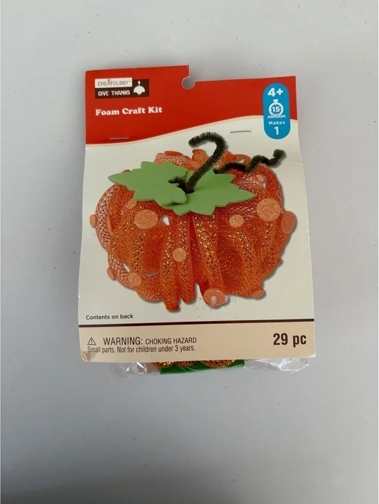 Pumpkin Foam Craft Kit