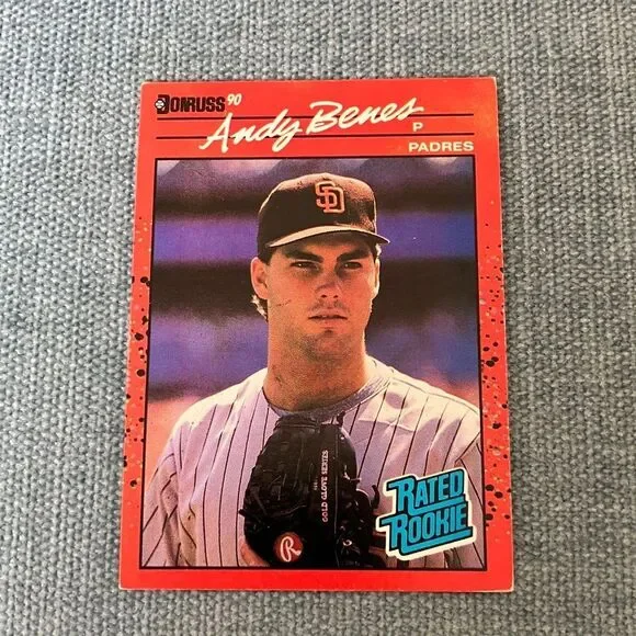 1990 Donruss San Diego Padres Rated Rookie Baseball Card Trading Card