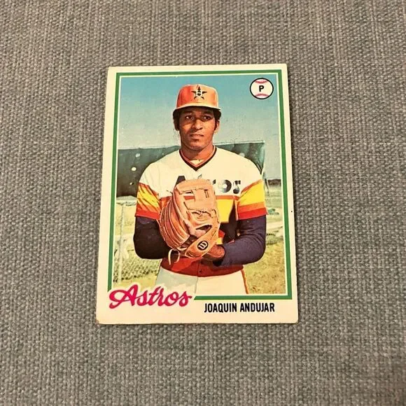 1978 Topps Houston Astros Baseball Card Trading Card