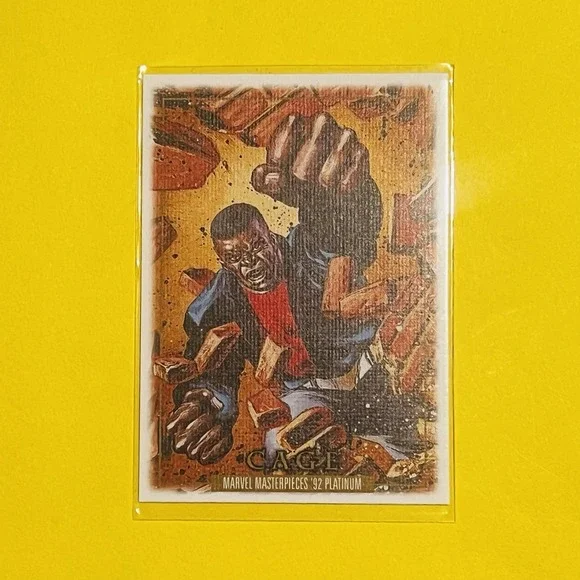 2024 Upper Deck Marvel Masterpieces '92 Canvas Luke‎ Cage Cage #17 card