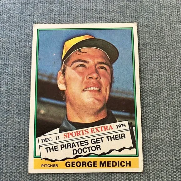1976 Topps Pittsburgh Pirates Baseball Card Trading Card