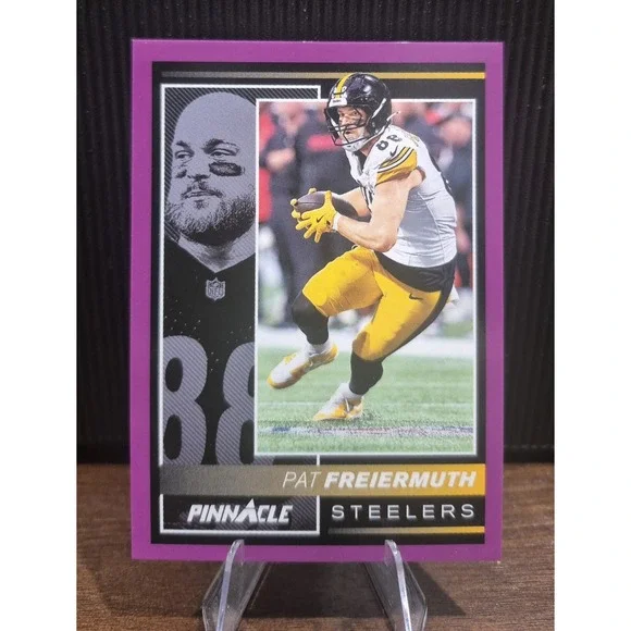 2024 Encire Pinnacle Pat Freiermuth #167‎ Purple /75 Pittsburgh Steelers