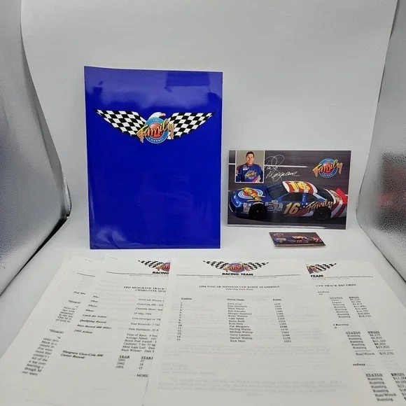 Vintage Nascar Press Kit Family Channel Racing Team Ted‎ Musgrave Media Guide